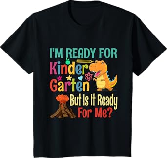 Kids First Day Of School Outfits For Girls Kindergarten T-Shirt