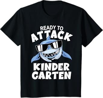 Ready To Attack Kindergarten Shark T-Shirt