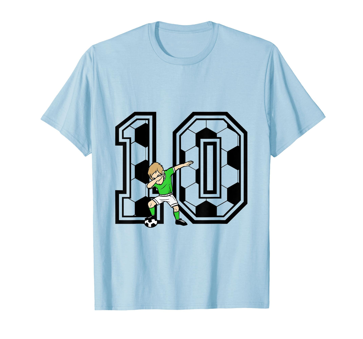 10th Birthday Boy Soccer Player 10 Years Old Boy T-Shirt