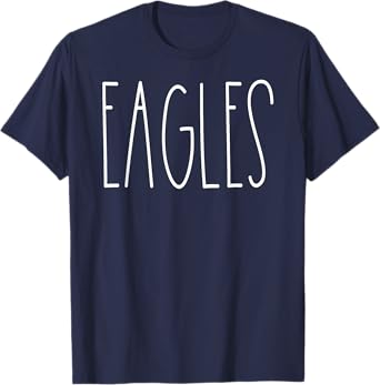 Eagles School Spirit Team Mascot Teacher Gift T-Shirt