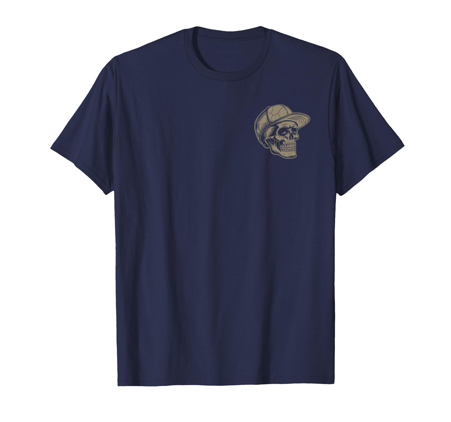 (2 Sided) Fun Fact I Don't Care Skull Sarcastic Skeleton T-Shirt