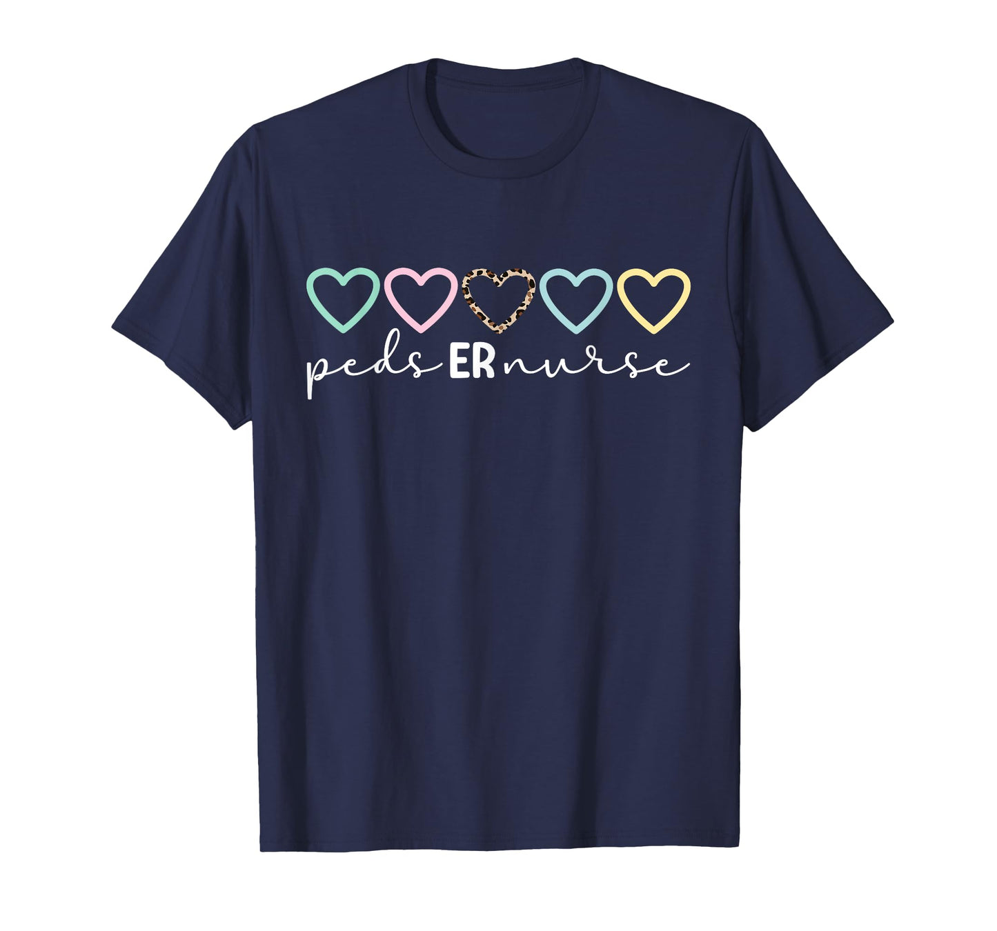 Peds ER Nurse Hearts Pediatric Emergency Nurse T-Shirt