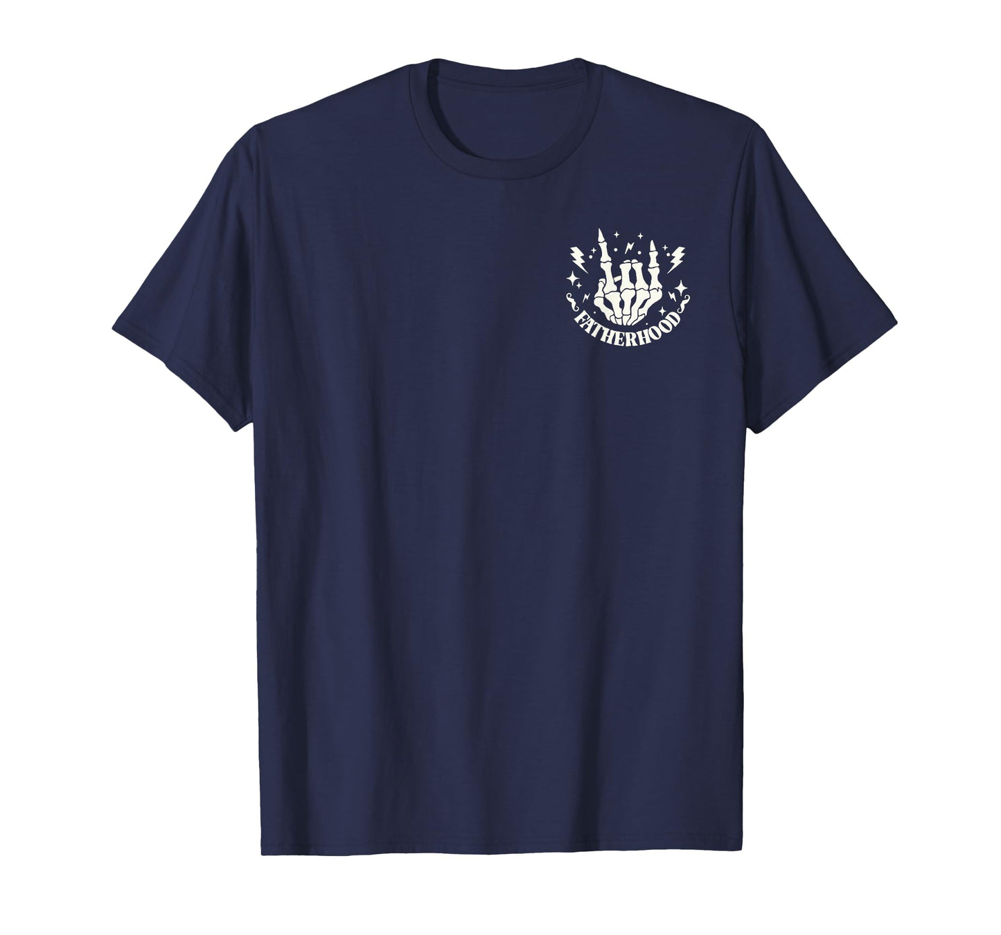 (2 Sided) Skeleton Just A Dad Who Always Came Back with Milk T-Shirt