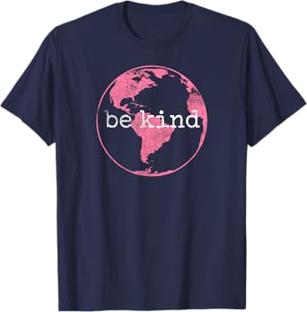 Vintage Be Kind Pink Earth Day T-Shirt