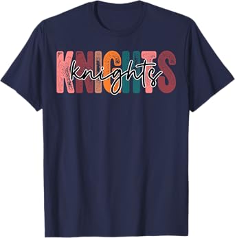 Knights School Sports Fan Team Spirit T-Shirt