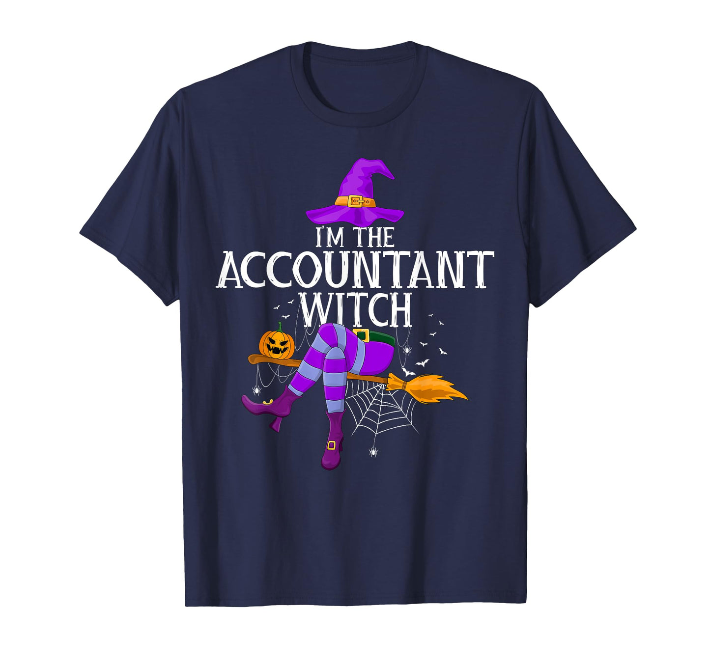 Accountant Witch Matching Family Costume Witch Halloween T-Shirt
