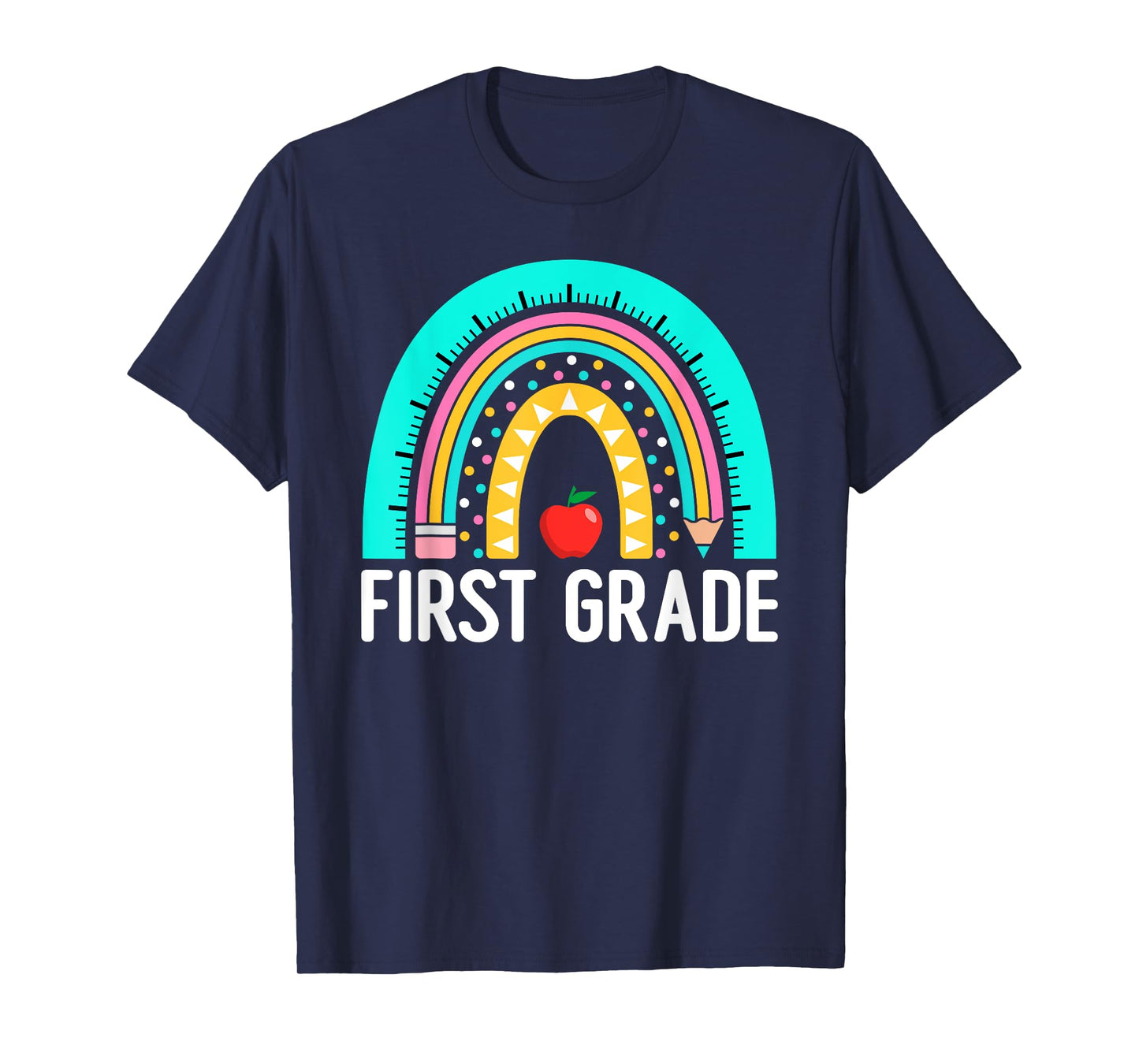 1st Grade Rainbow Teacher Team First Grade Squad Girls Boys T-Shirt