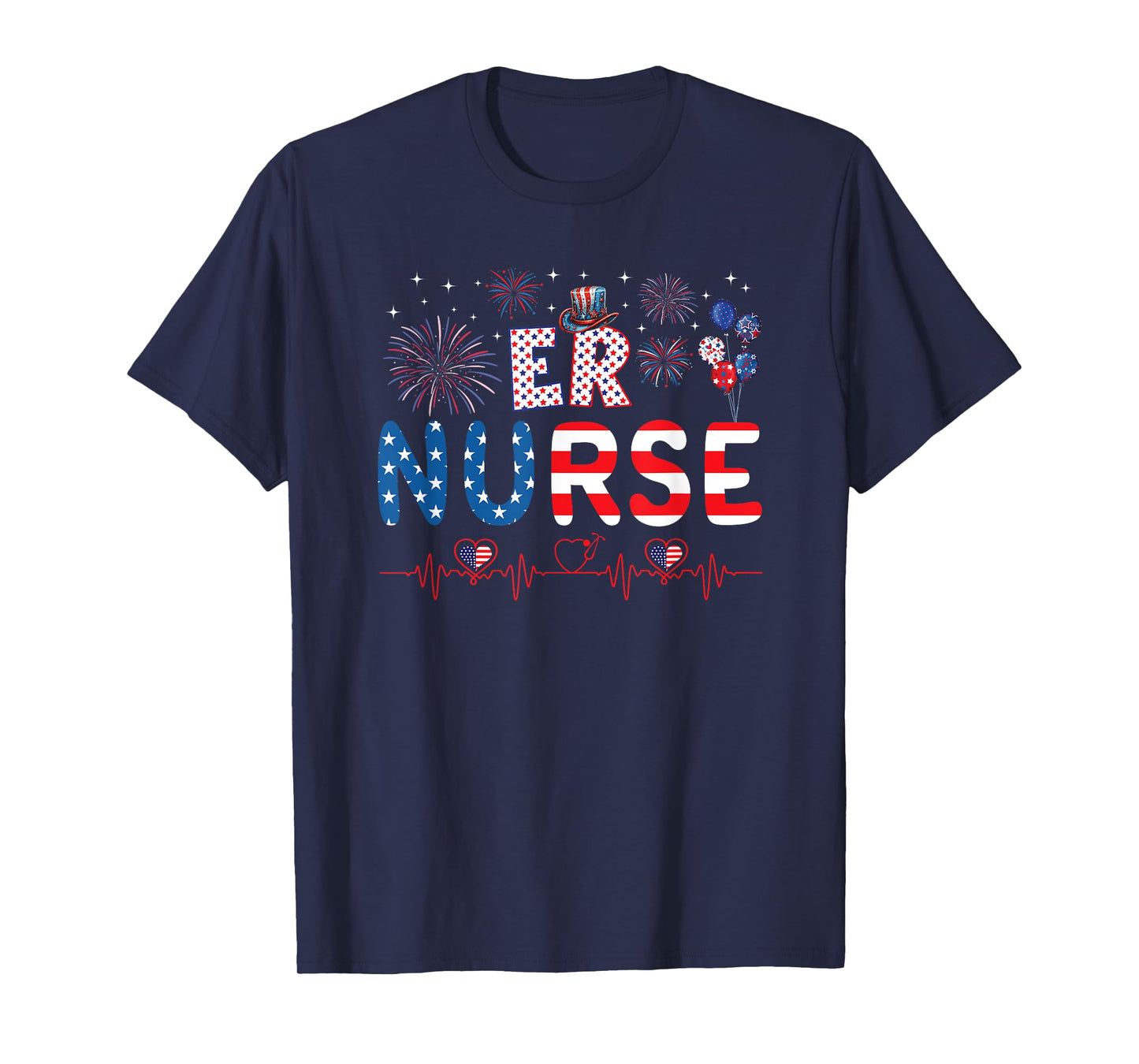 4th Of July ER Nurse T-Shirt