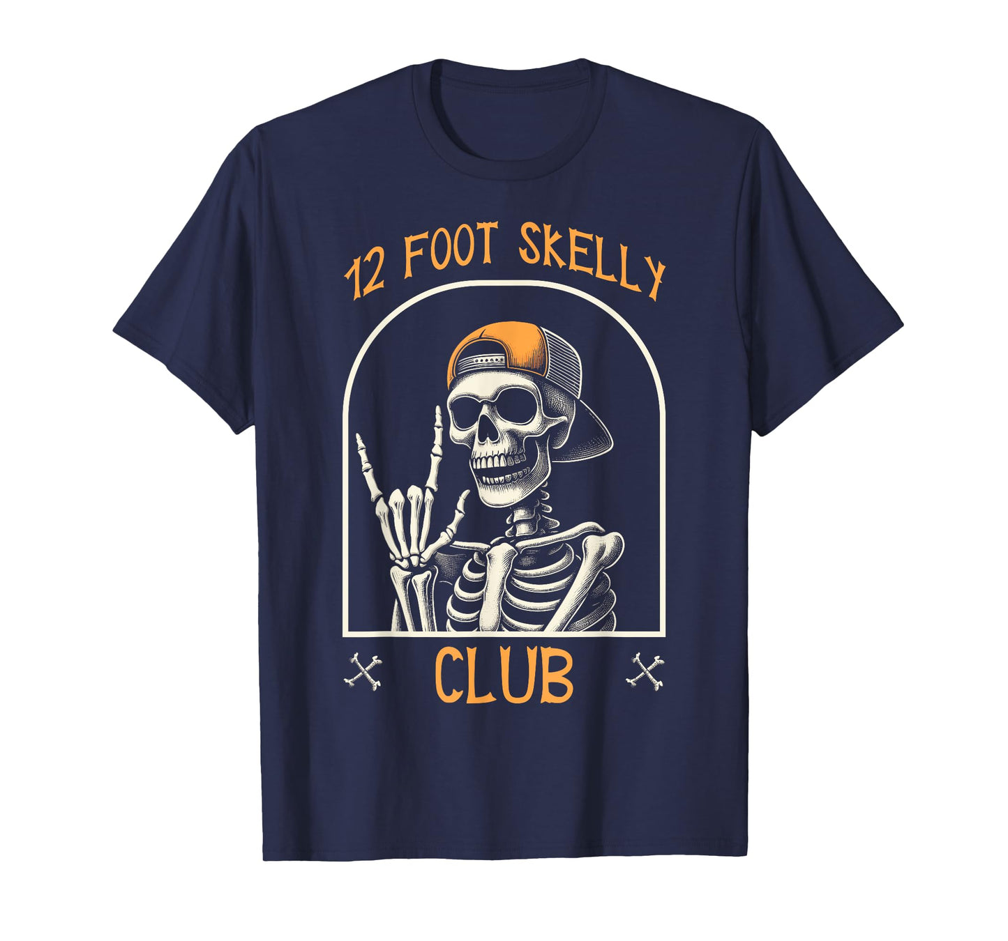 12 Foot Skelly Club - Halloween T-Shirt
