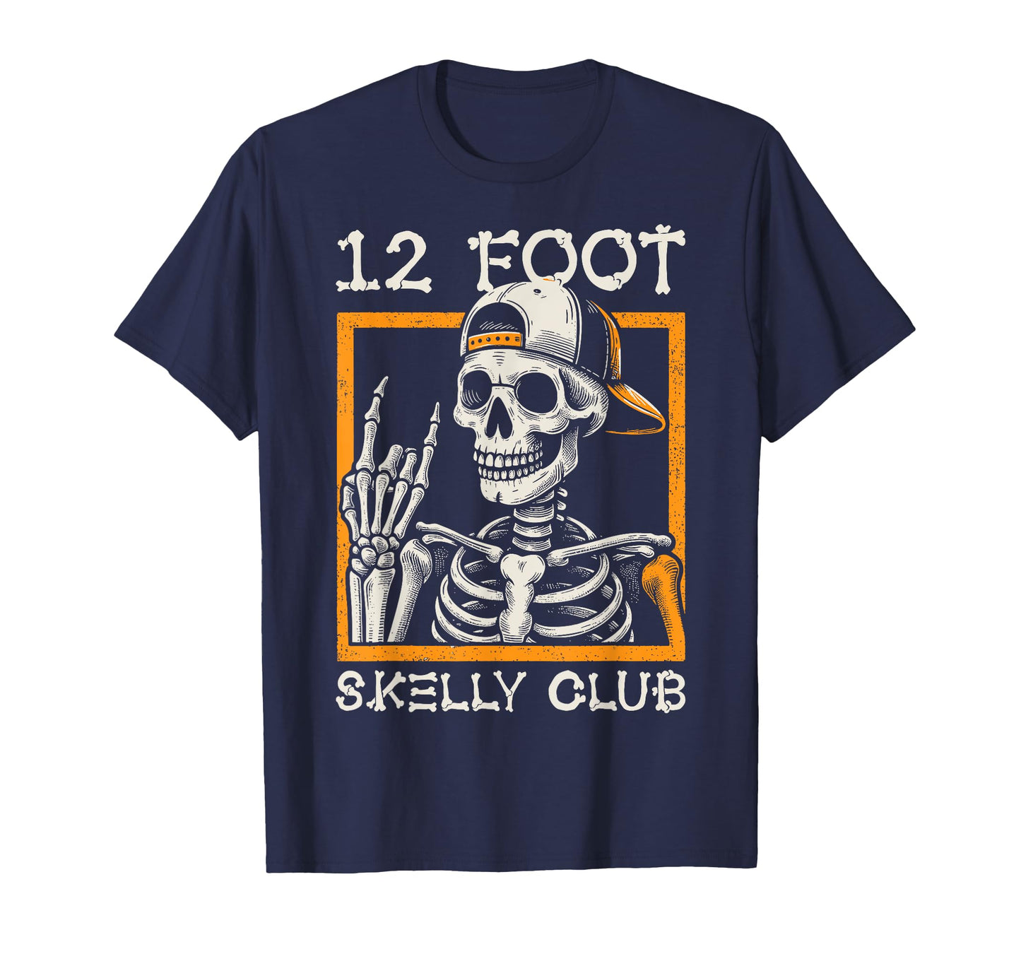 12 Foot Skelly Club - Halloween T-Shirt