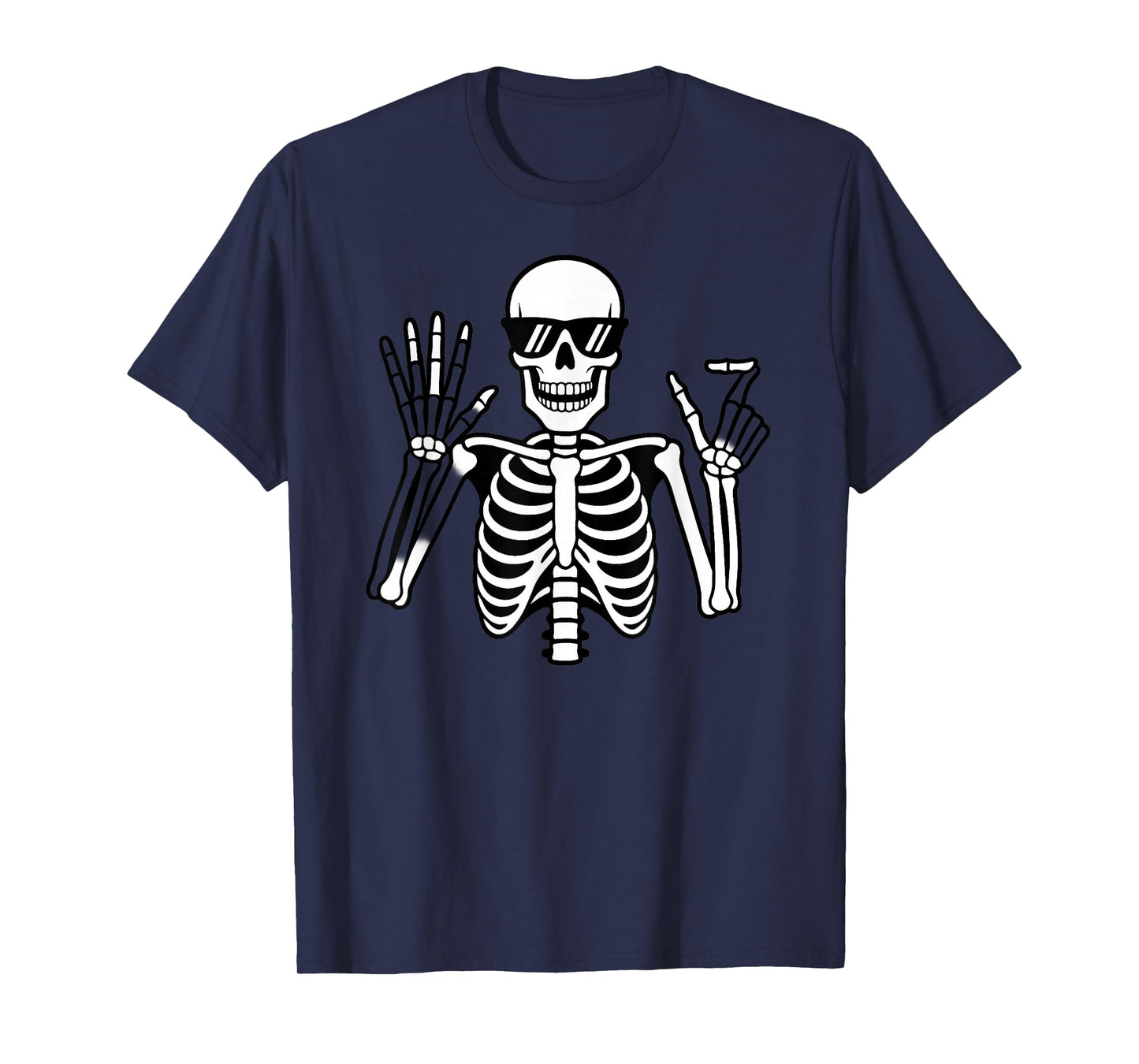 67 Skeleton Funny Six Seven Gen Alpha Halloween Meme T-Shirt
