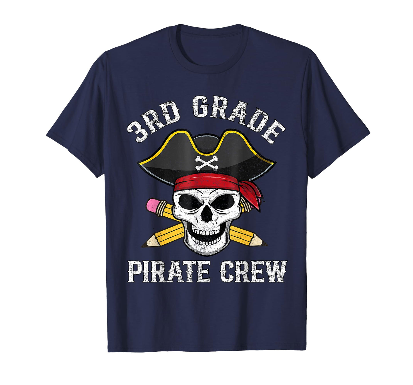 3rd Grade Teachers First Day School Pirate Back to School T-Shirt
