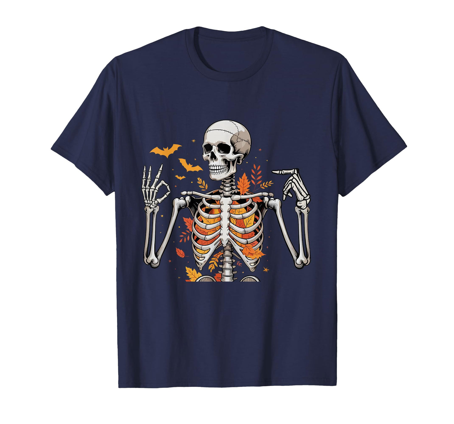 67 Skeleton Funny Six Seven Gen-Alpha Halloween Meme T-Shirt