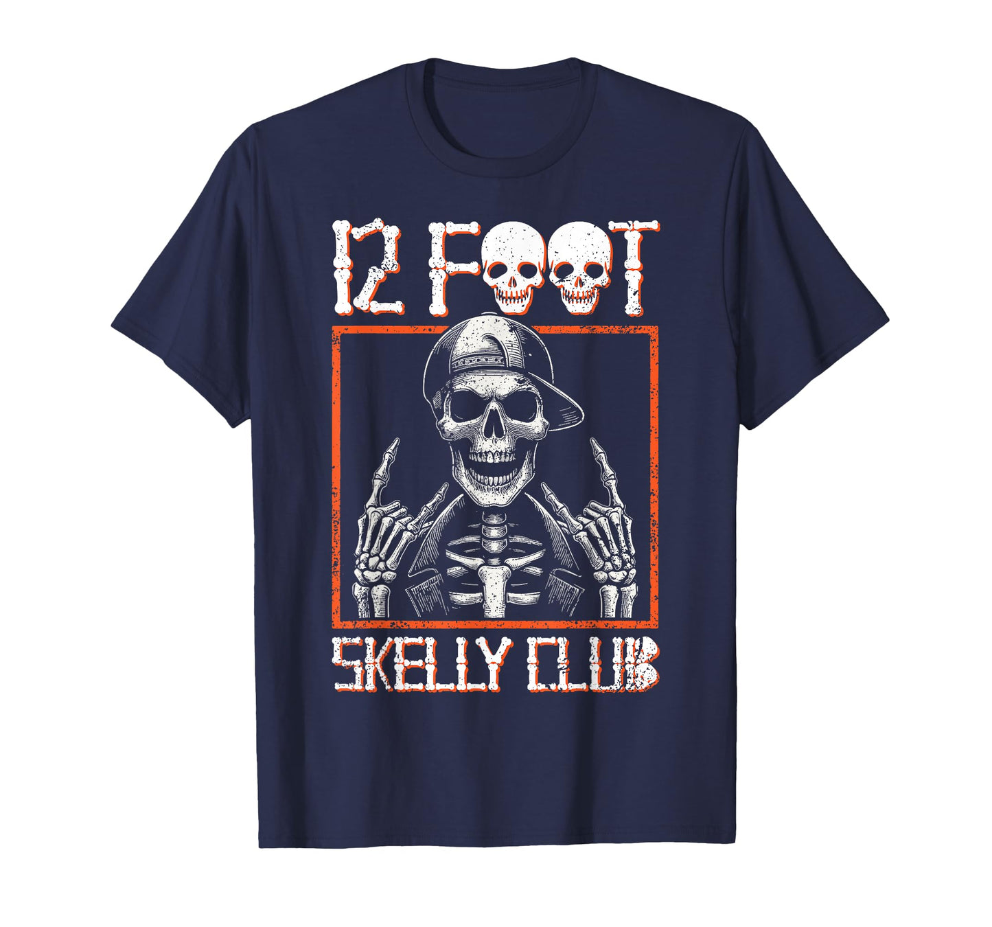 12 Foot Skelly Club - Halloween T-Shirt