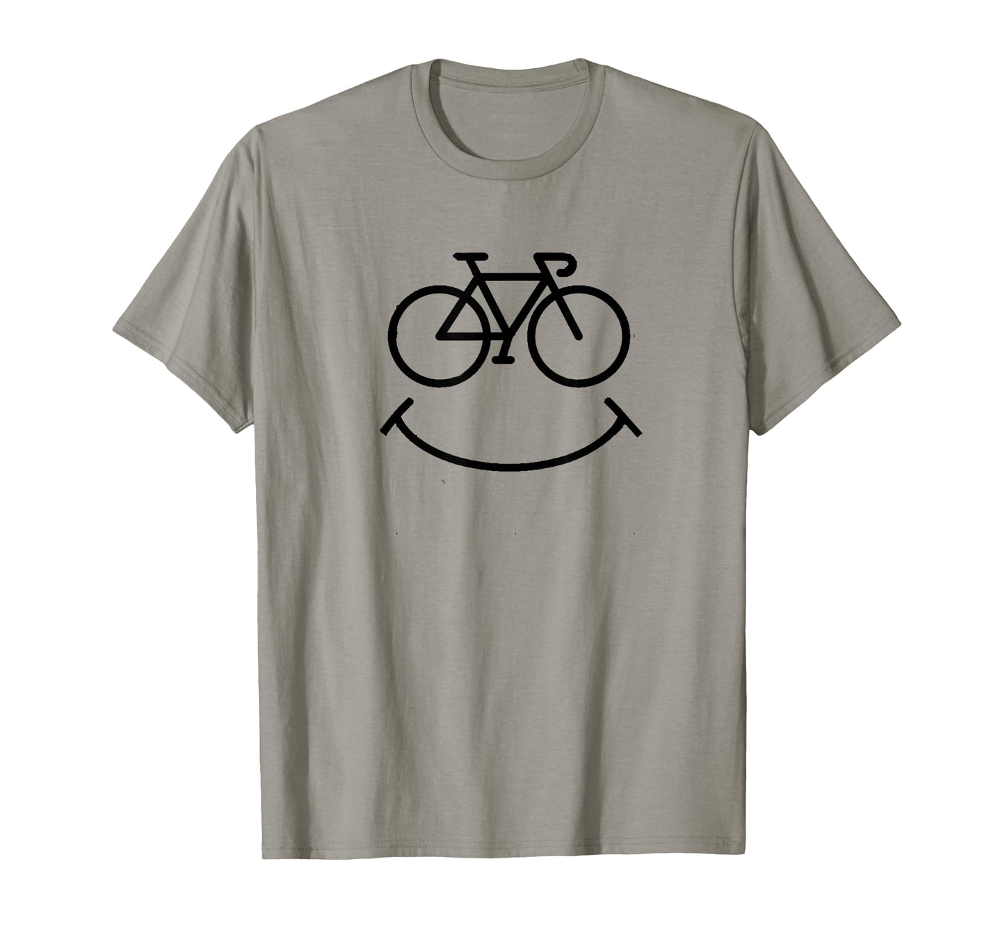 Funny Bicycle Smile for Cycling Fans Road Bike T-Shirt