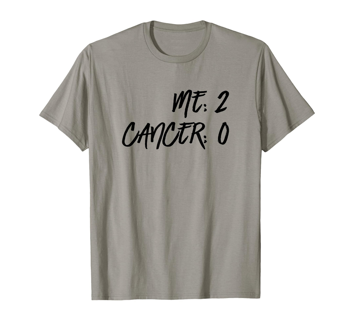 Me 2 Cancer 0 Beat Cancer Twice Cancer Survivor T-Shirt