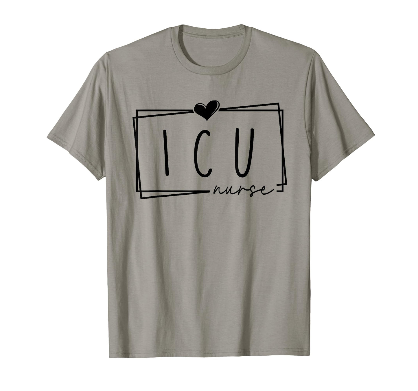 ICU Nurse Women's Intensive Care Unit Nurse Nursing Critical Care T-Shirt, White, Small