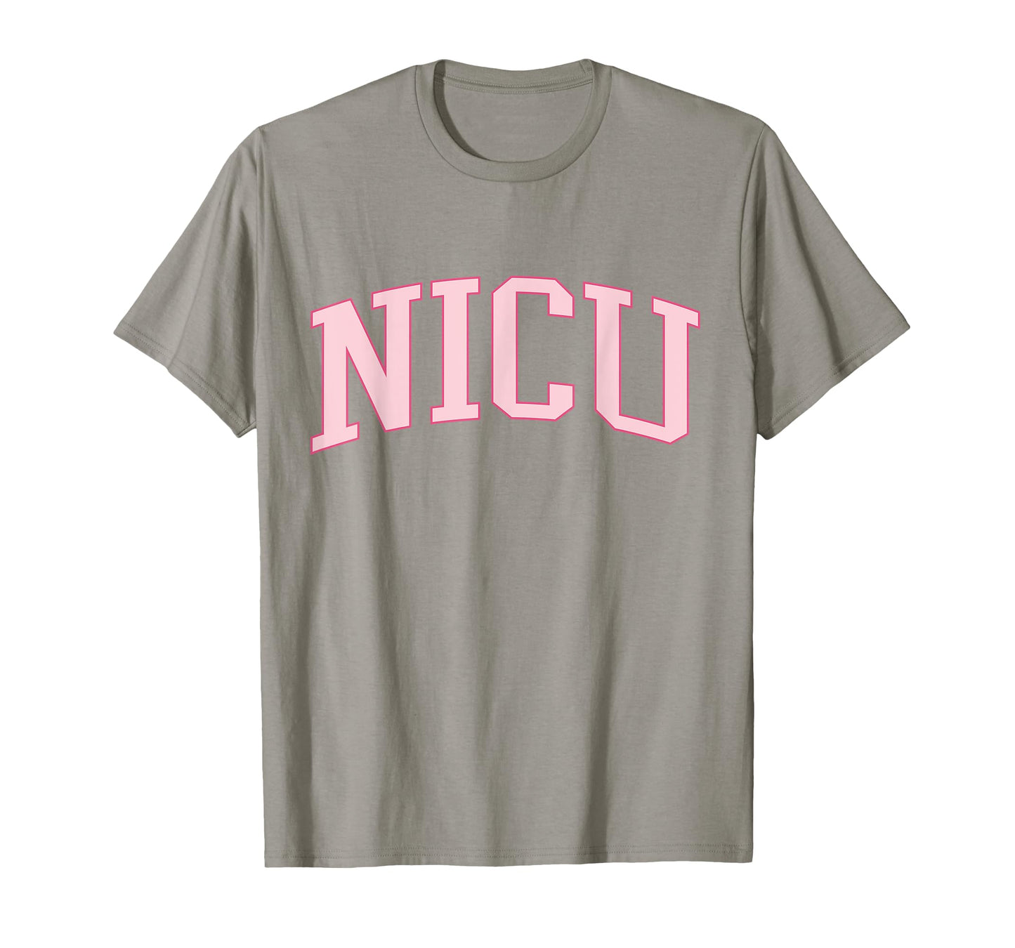 NICU Nurse Trendy Preppy Pink T-Shirt