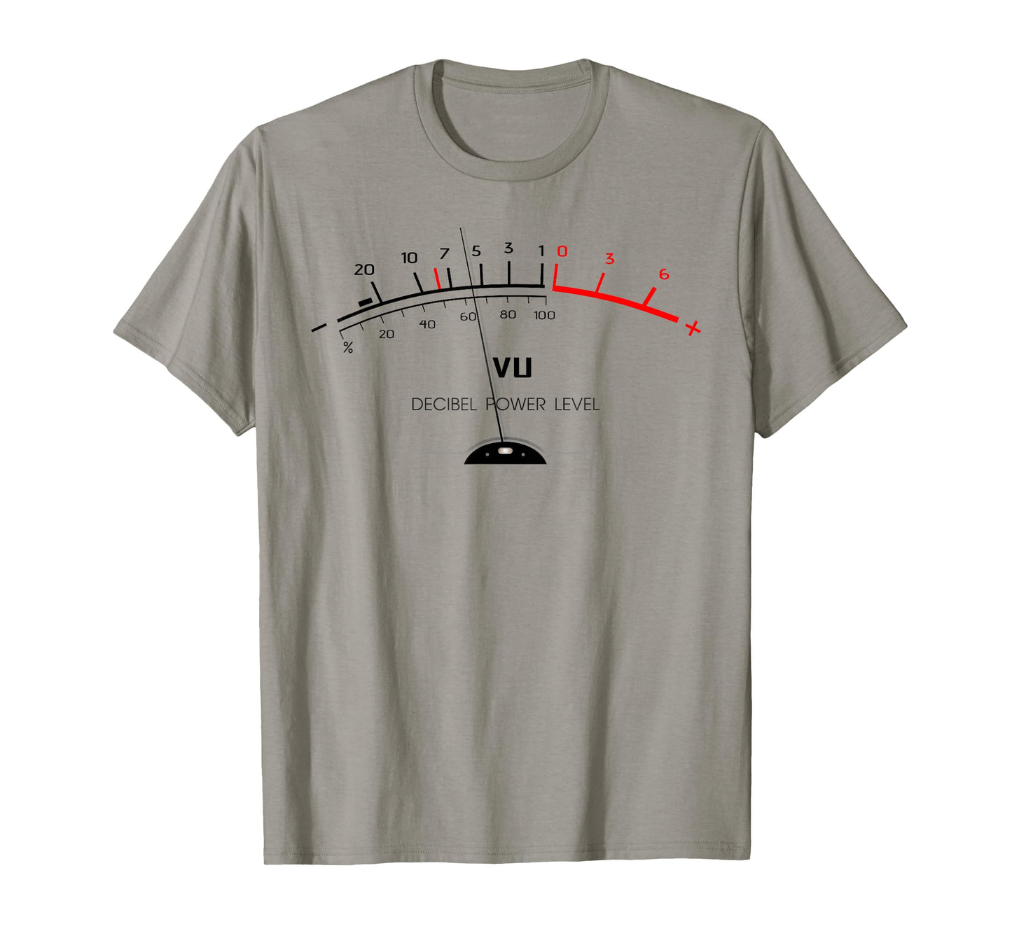 Retro VU Meter Sound Level Studio Hi-Fi Vintage Stereo Music T-Shirt