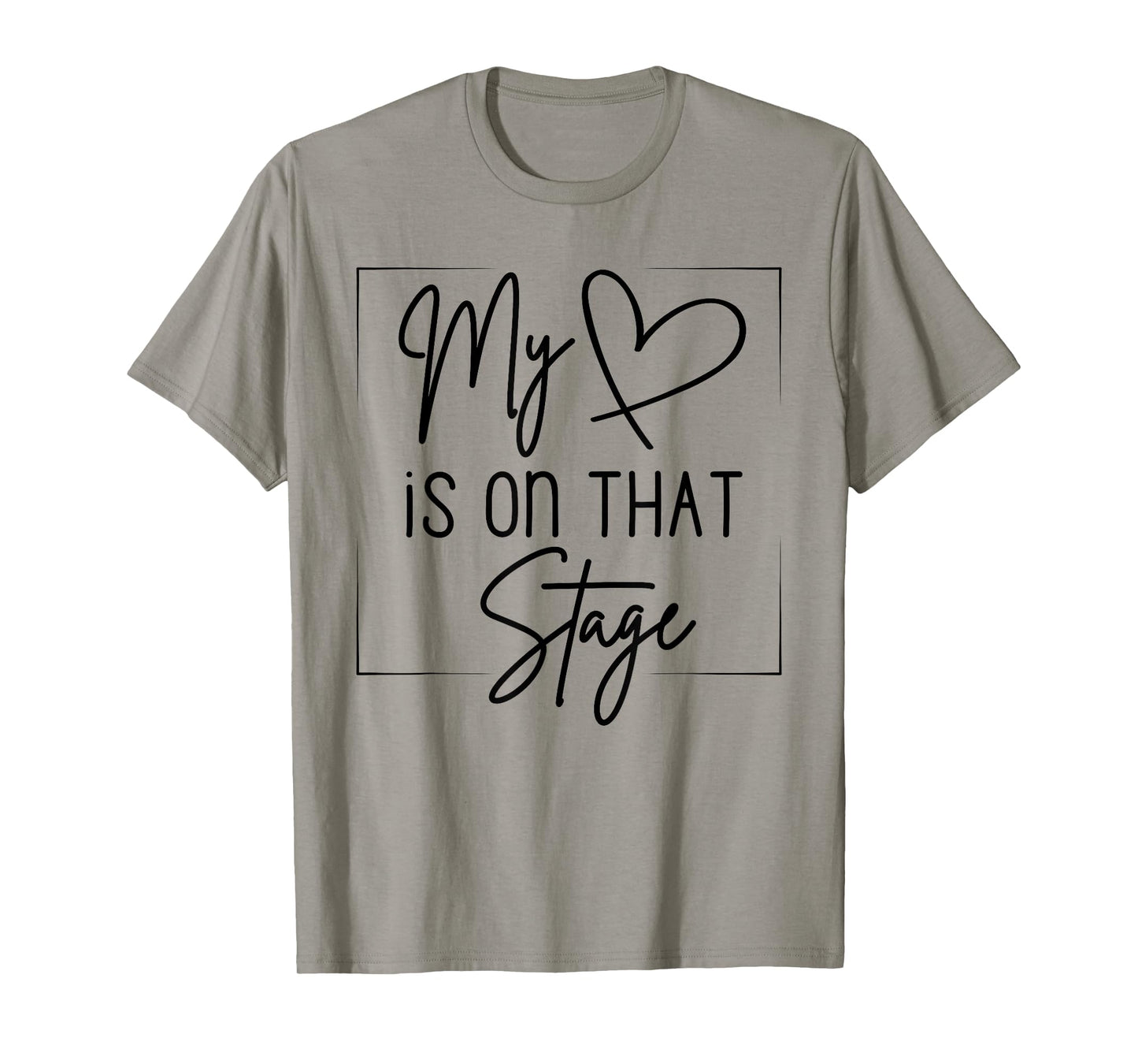 Dance Mom Retro My Heart Is On That Stage Dance Recital T-Shirt