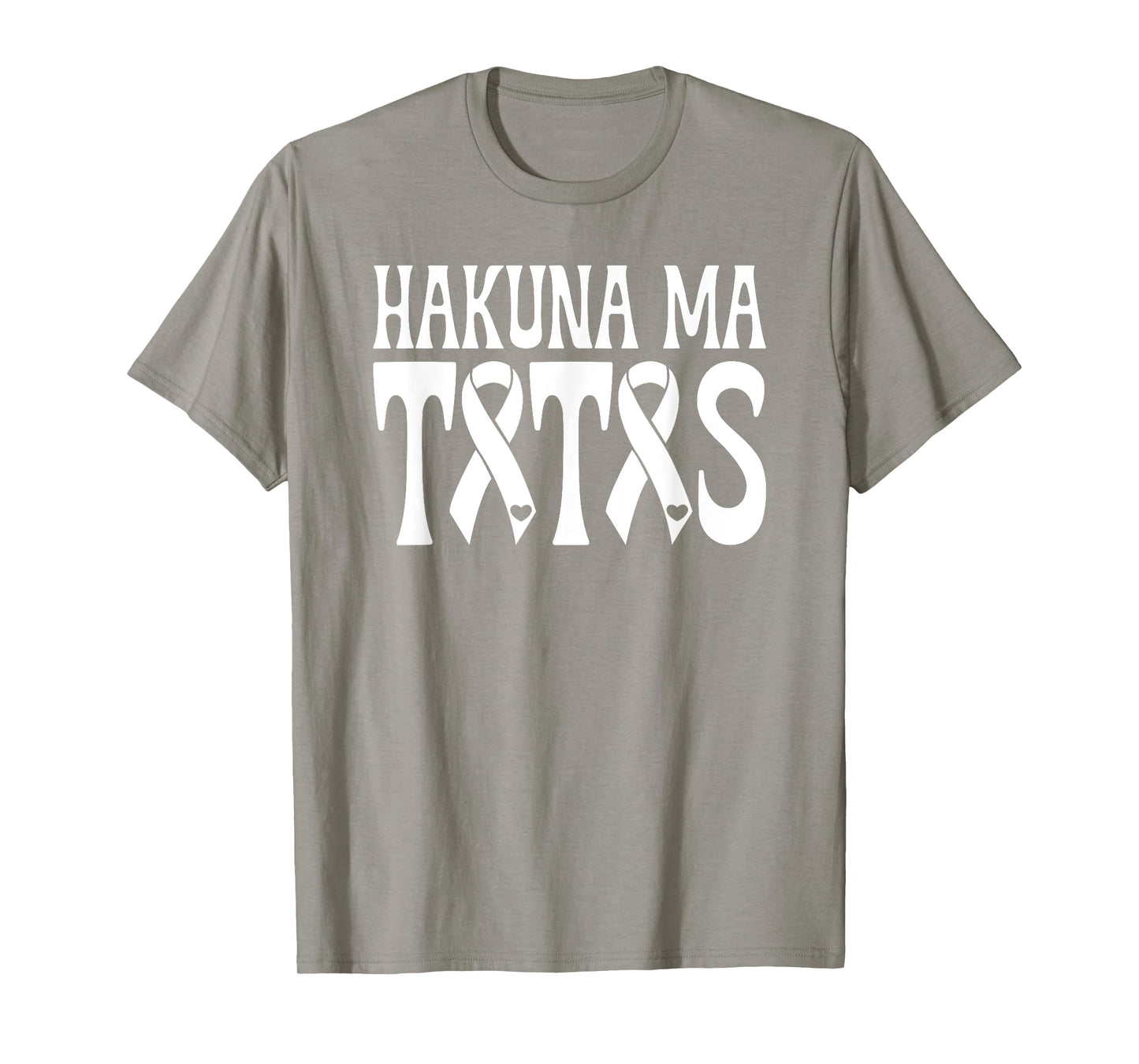Hakuna Ma Tatas Breast Cancer Awareness Support Pink Ribbon T-Shirt
