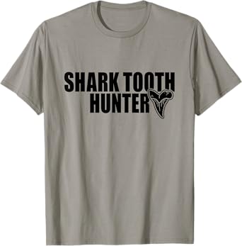Shark Teeth Hunter Shark Paleontology Tooth Hunting T-Shirt