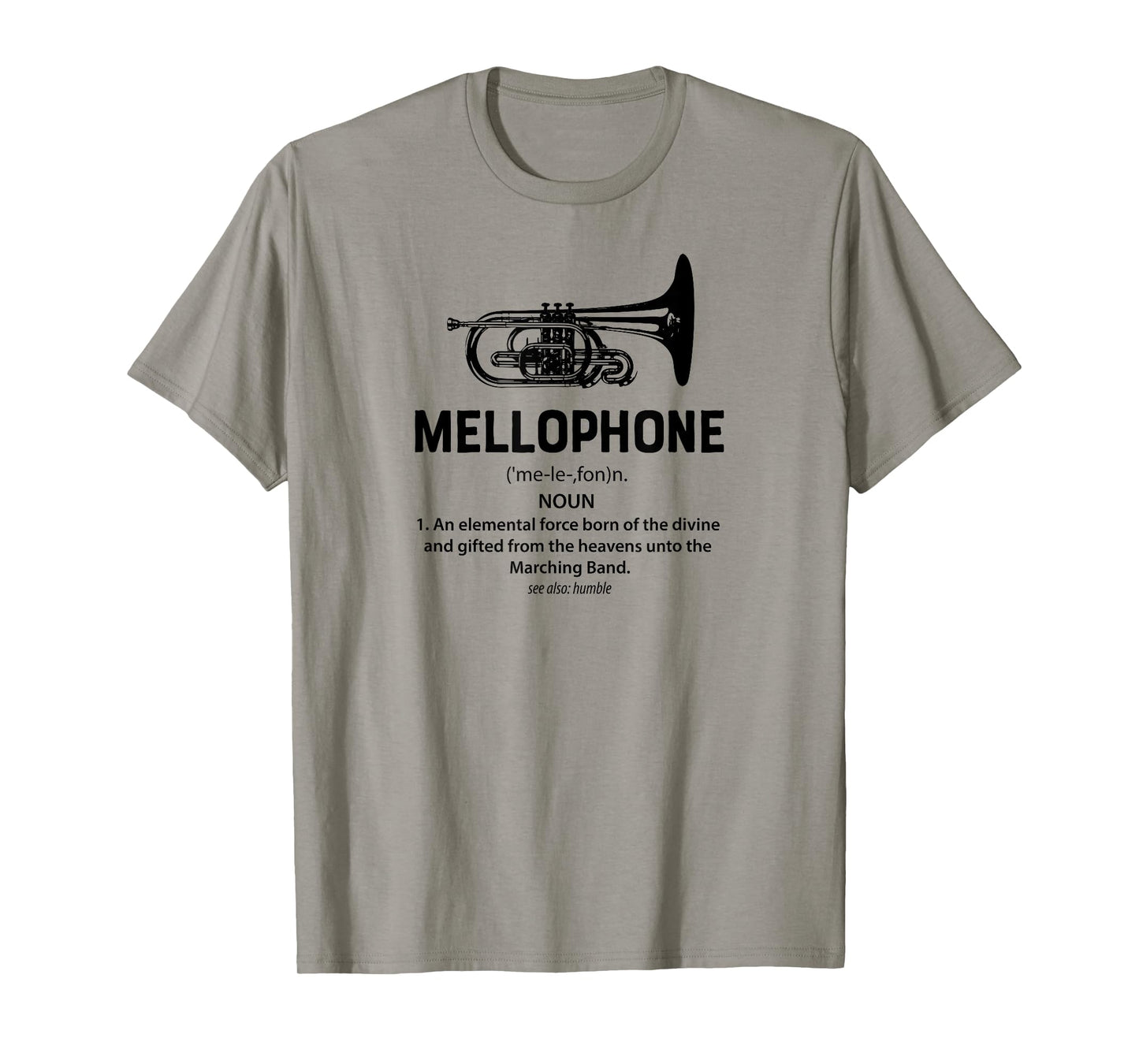 Mellophone elemental force born divine Marching Band Shirt T-Shirt