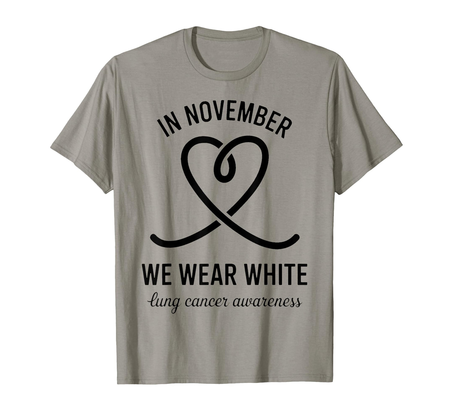 Lung Cancer Ribbon Shirt Lung Cancer Warrior Survivor Fight T-Shirt