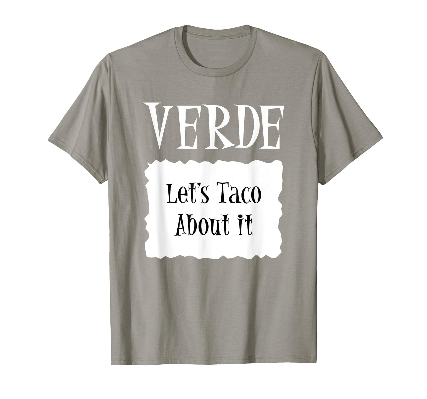 VERDE - Hot Packet Halloween Taco Costume T-Shirt