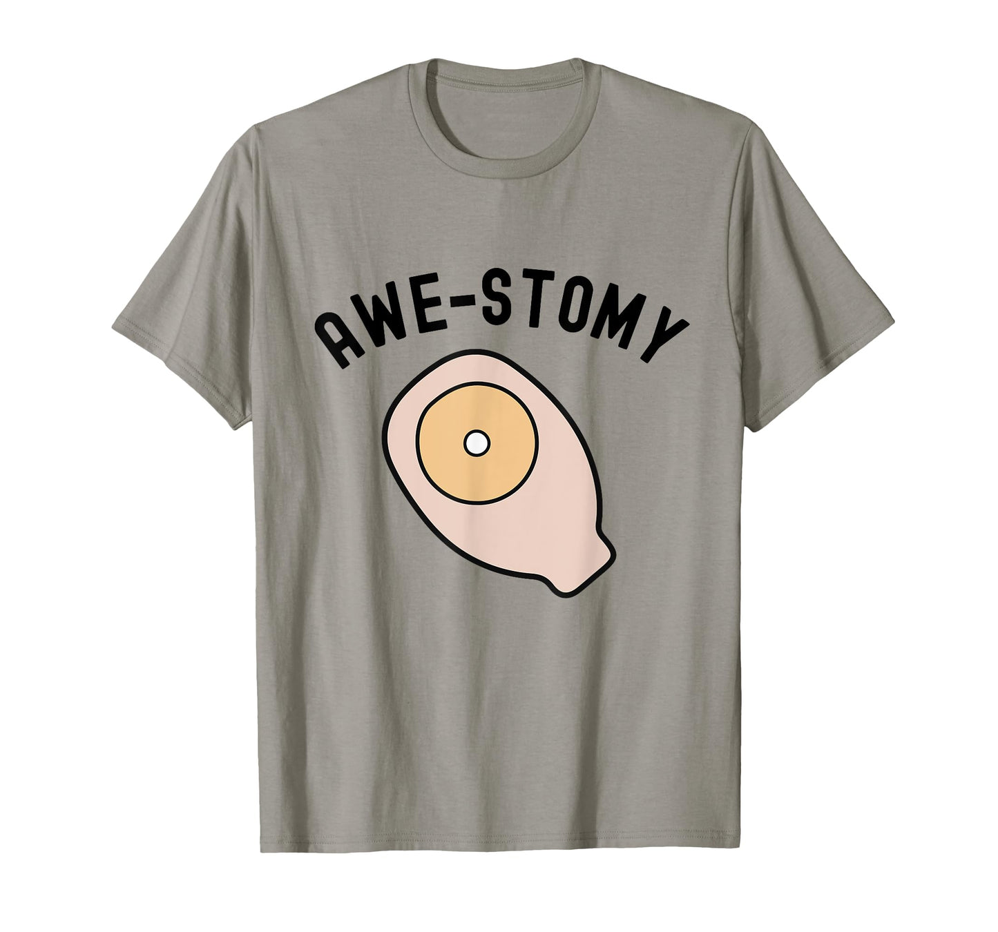 Awestomy Awesome Ostomy Patient Ostomate Motivational Gift T-Shirt