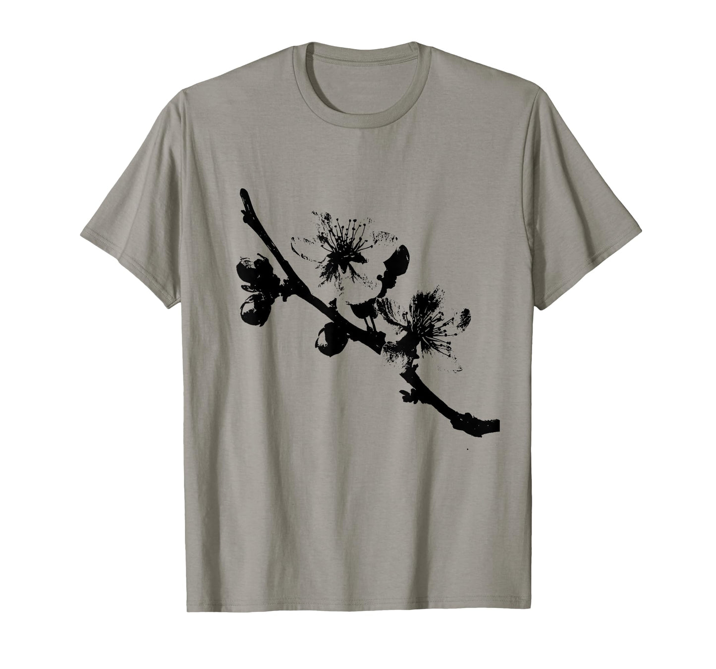 Japanese Cherry Blossom Tree Art Abstract Japan Aesthetic T-Shirt