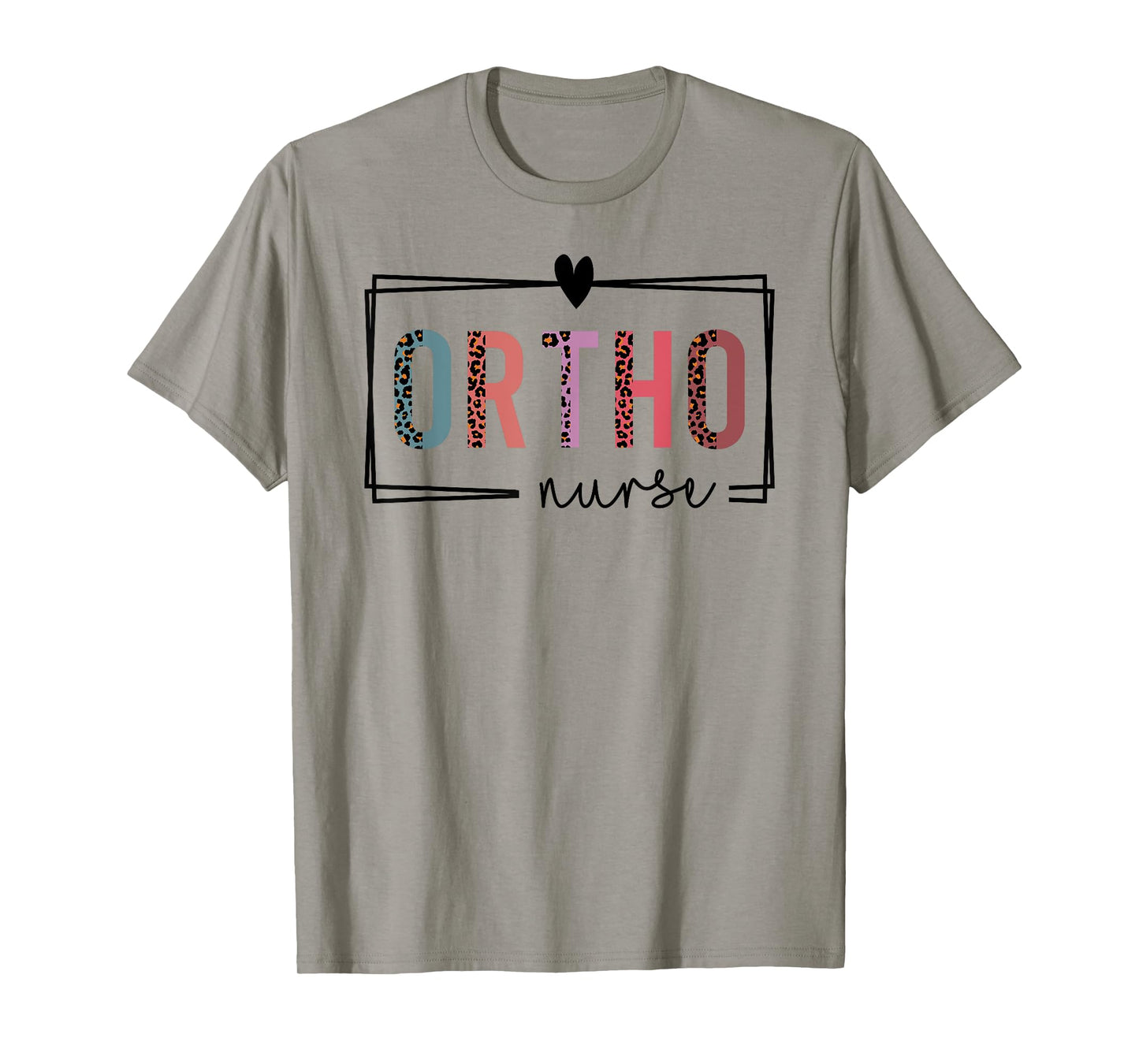 Cute Leopard Nurses Day Gifts Orthopedic Nurse Nurses Day T-Shirt