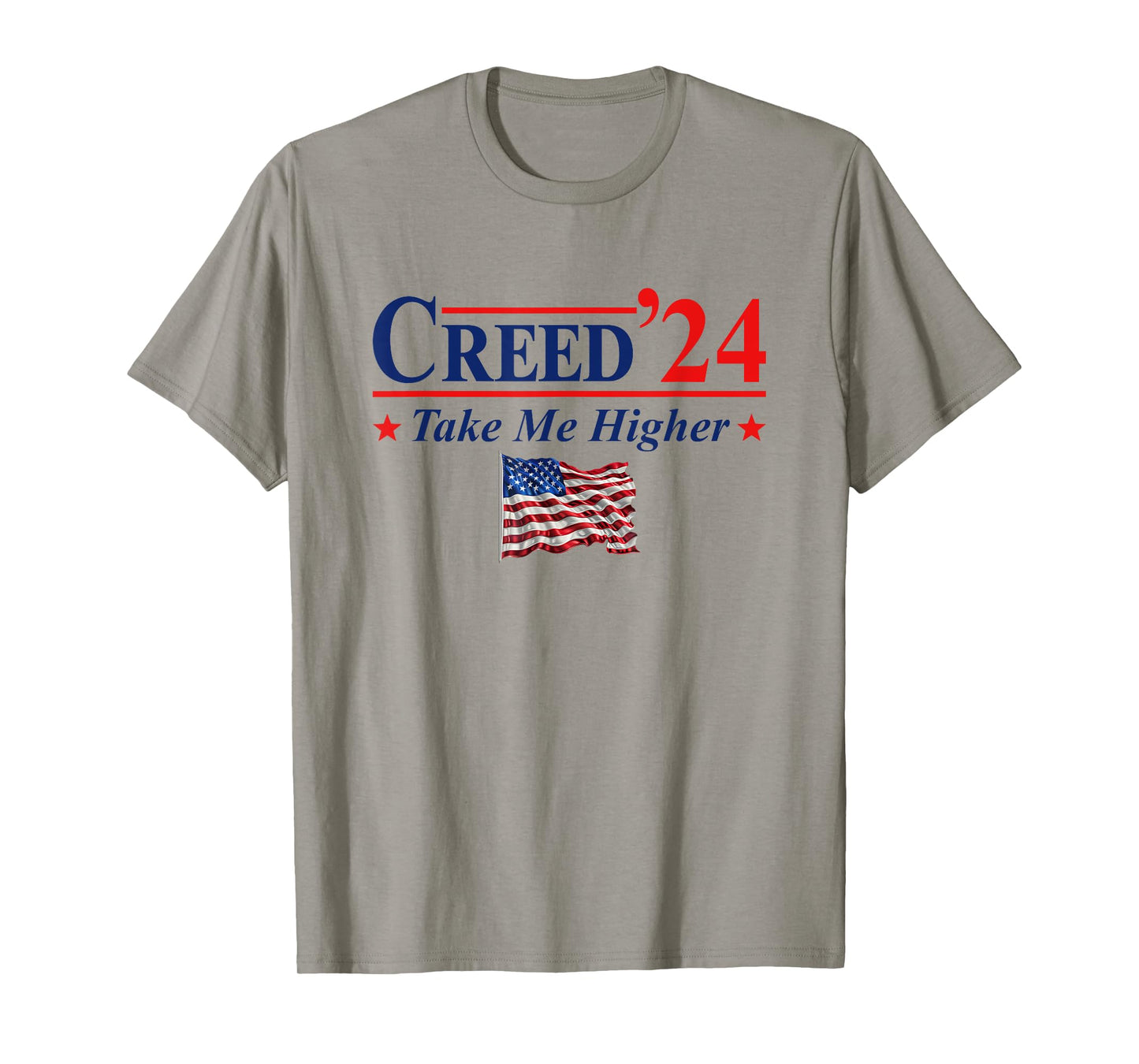 Creed '24 Take Me Higher Creed 2024 Take Me Higher Us Flag T-Shirt
