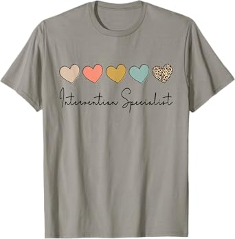 Intervention Specialist Teacher Squad Early Intervention T-Shirt for Men Women