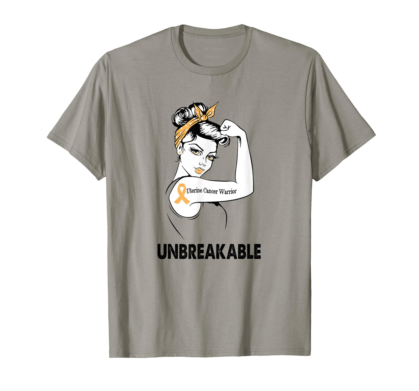 Uterine Cancer Warrior Unbreakable Gift Awareness T-Shirt