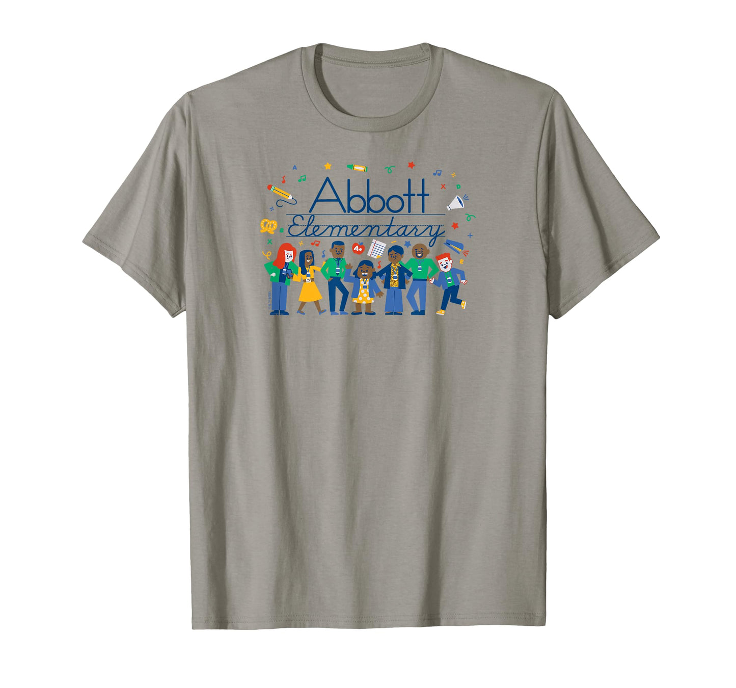 Abbott Elementary - Character Cast Lineup T-Shirt