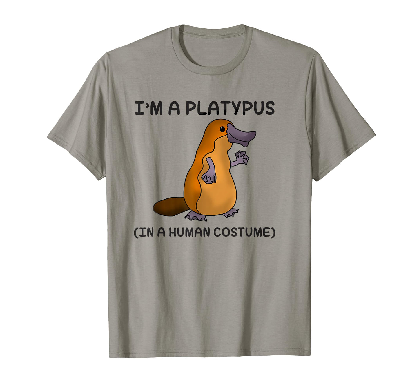 Platypus in a Human Costume Shirt for Kids T-Shirt