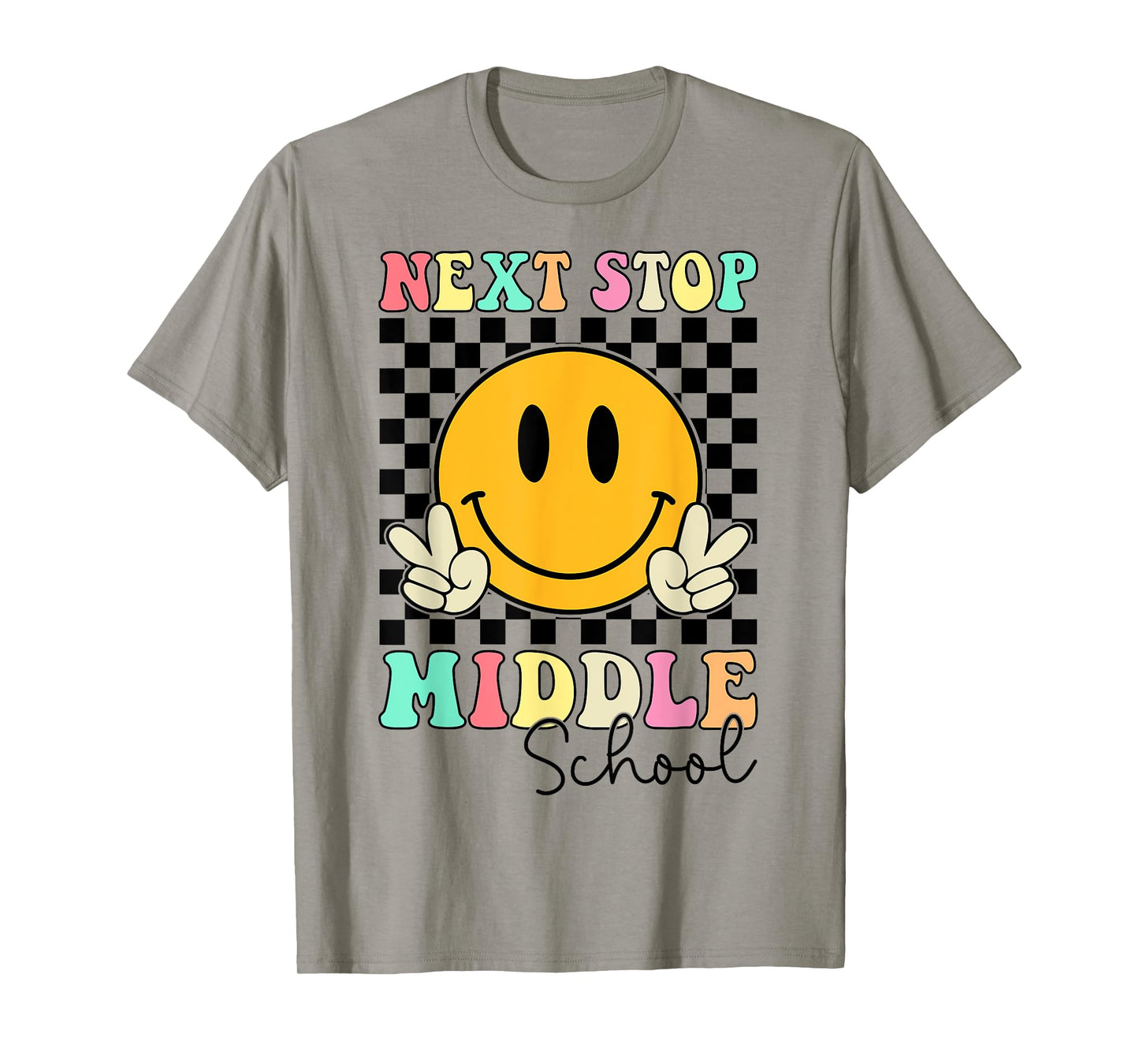 Groovy Next Stop Middle School Elementary School Graduation T-Shirt