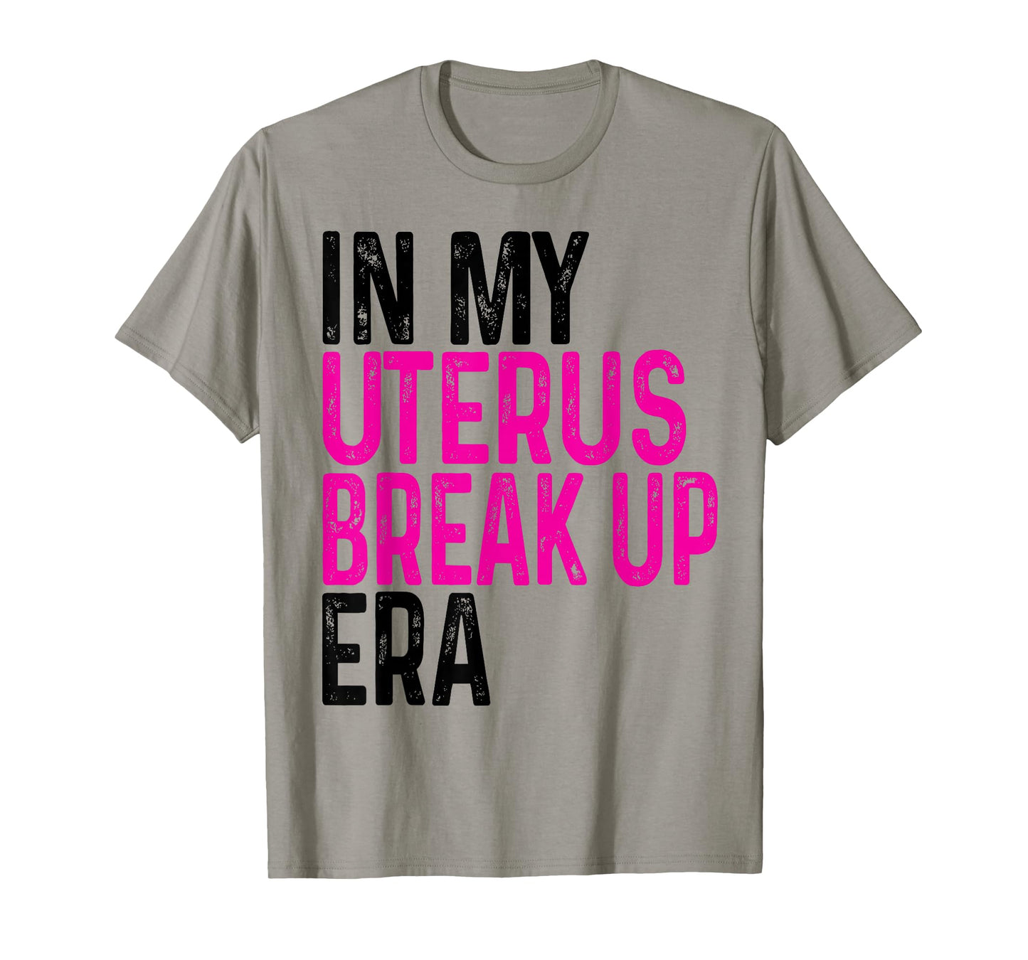 In My Uterus Break Up Era Groovy Hysterectomy Recovery T-Shirt