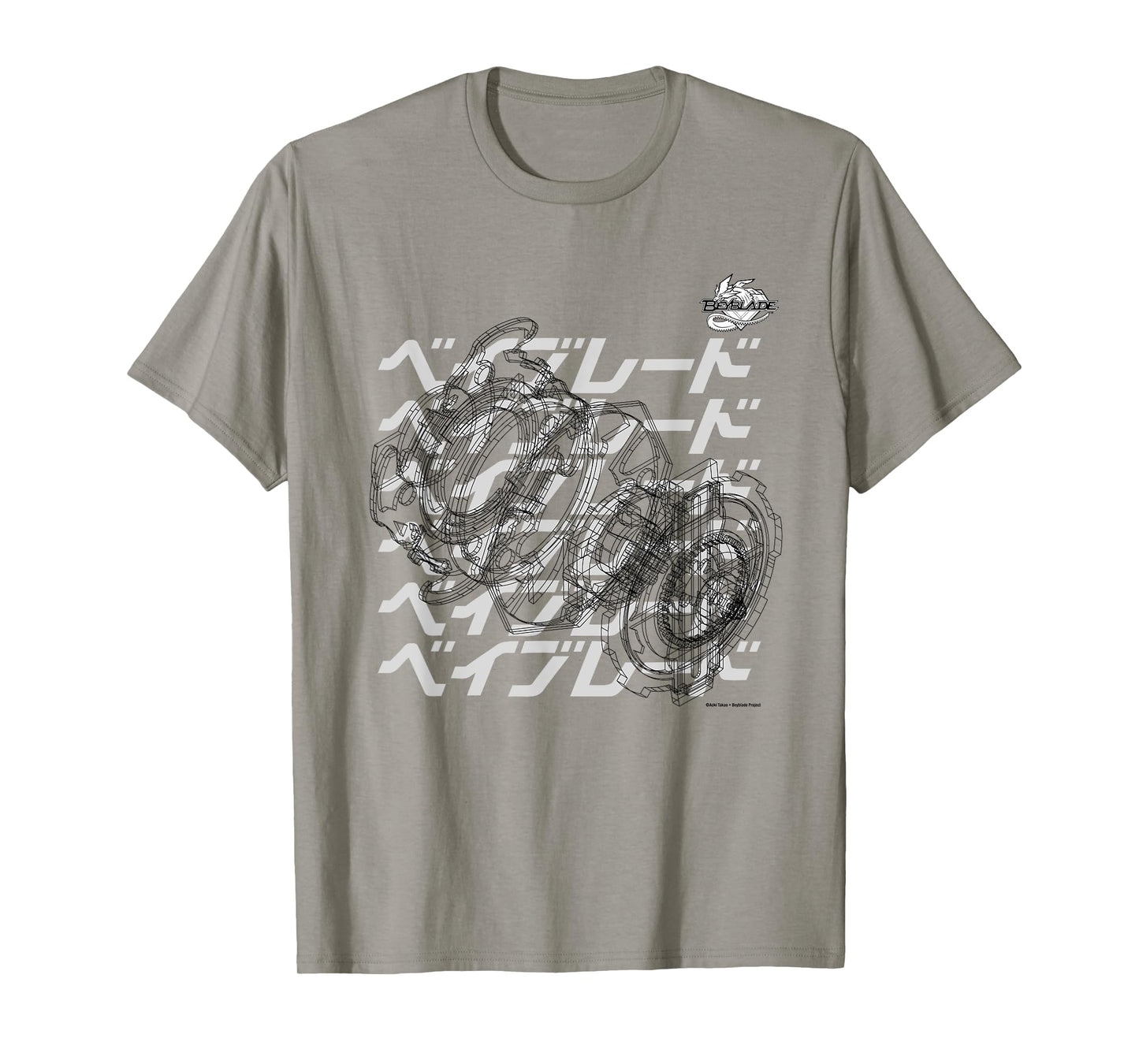 BEYBLADE SCHEMATIC BEY B&W T-Shirt