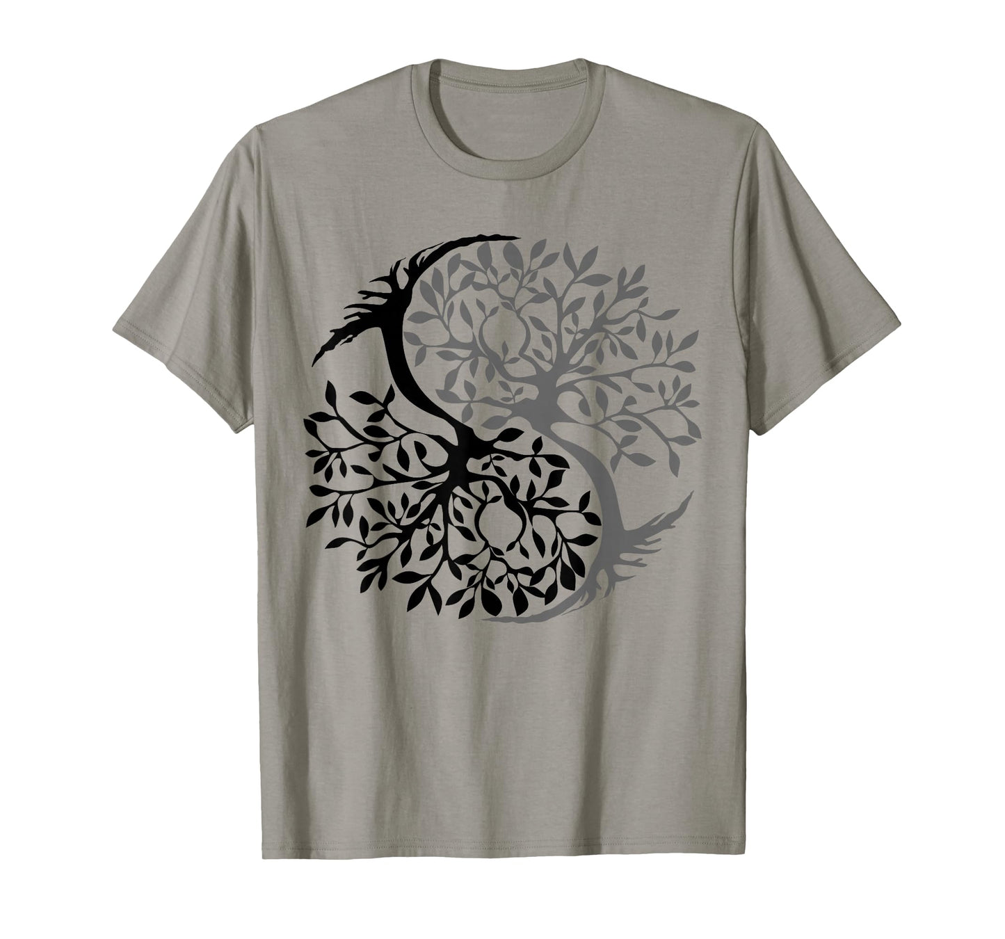 Tree Of Life Yin Yang Symbol Funny Bonsai Zen Gift Men Women T-Shirt