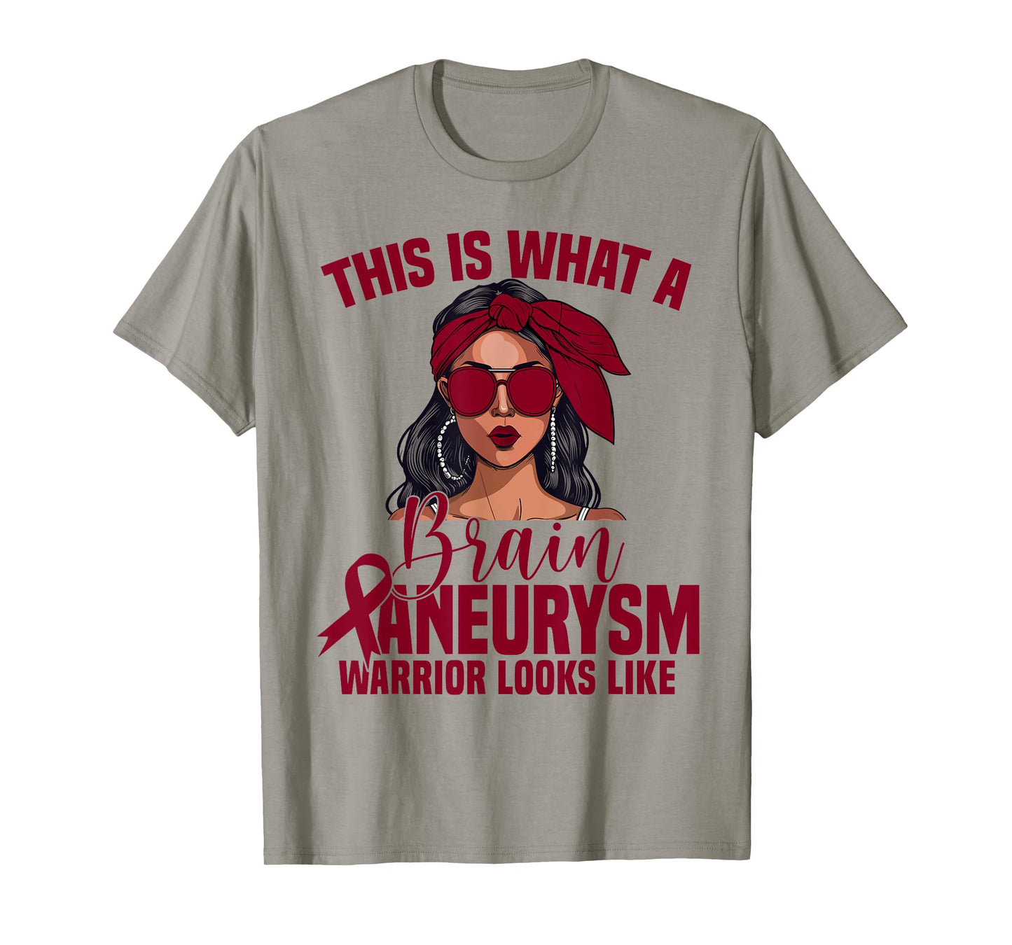 Brain Aneurysm Warrior Women Fight Awareness Brain Aneurysm T-Shirt