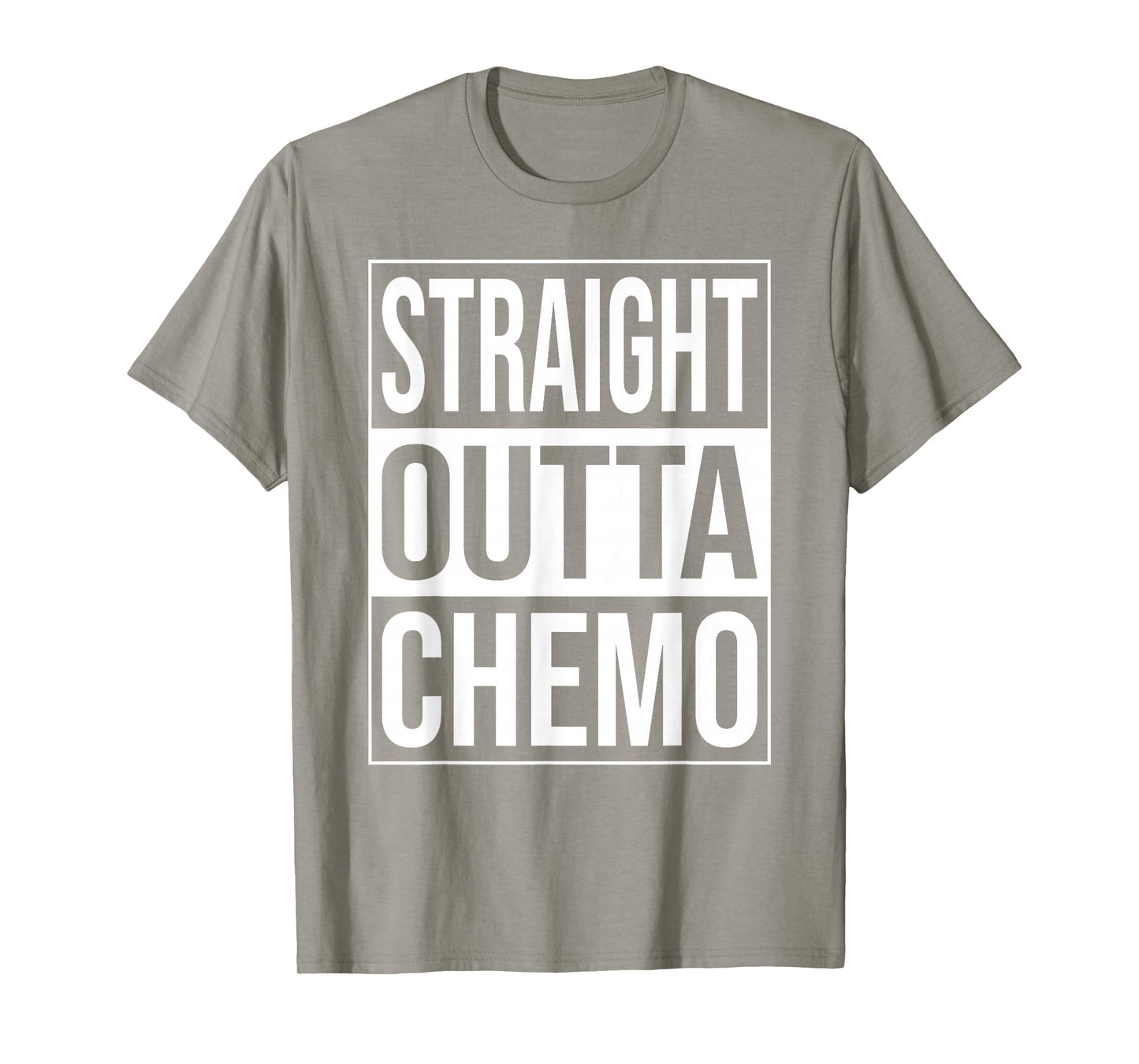 STRAIGHT OUTTA CHEMO CHEMOTHERAPY CANCER TREATMENT PINK T-Shirt
