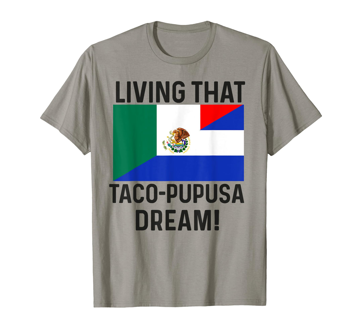 Half Salvadorian Half Mexican flag mexico and Salvadoran T-Shirt