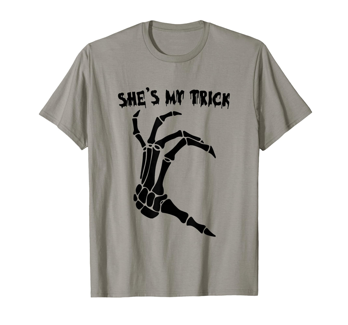 Sheβs My Trick Matching Couple Halloween Costume Boyfriend T-Shirt