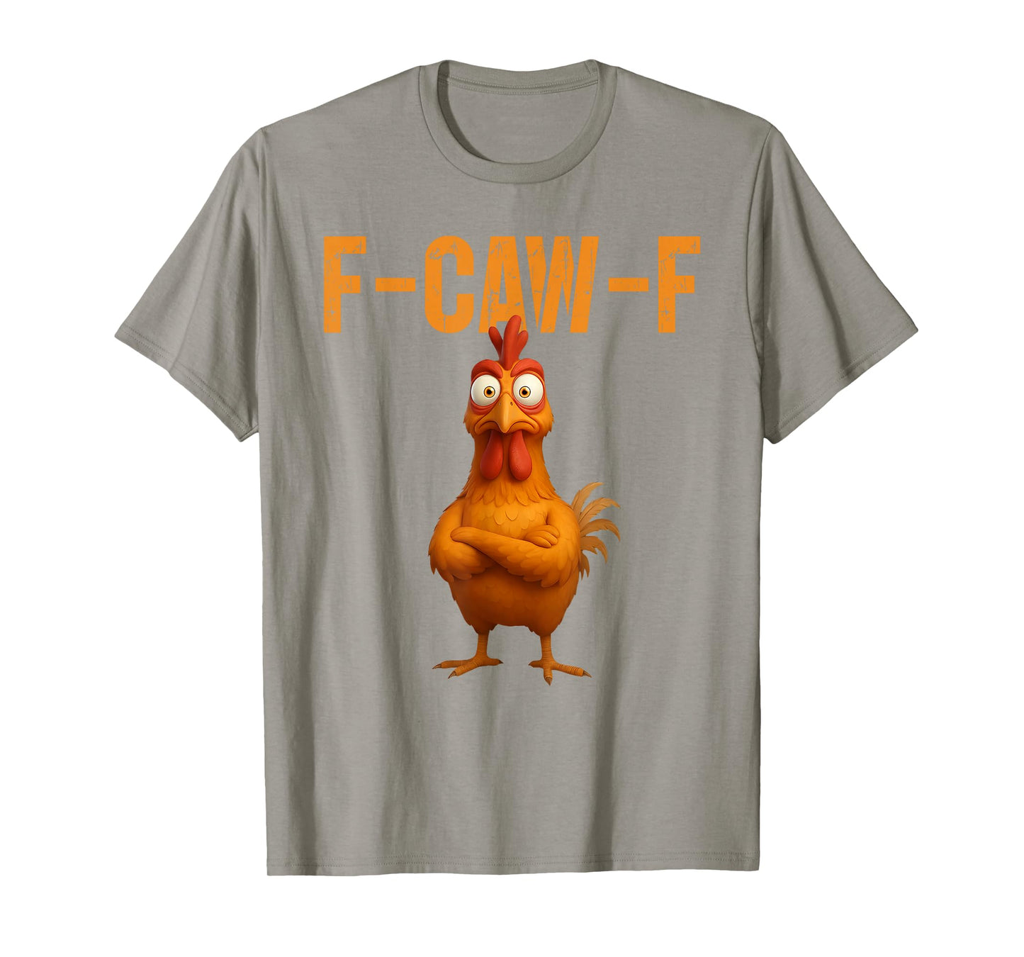 Funny Chicken F-CAW-F Humor FCAWF Chicken Meme Halloween T-Shirt
