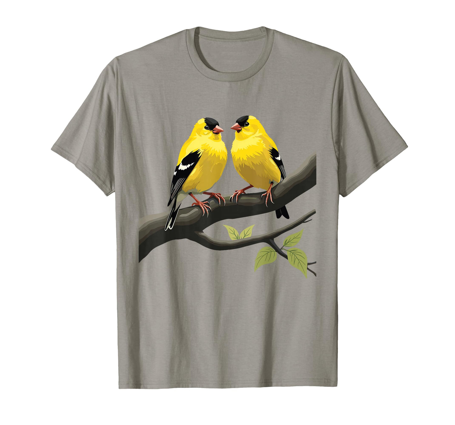 Goldfinch Birds Perched, American Goldfinch T-Shirt
