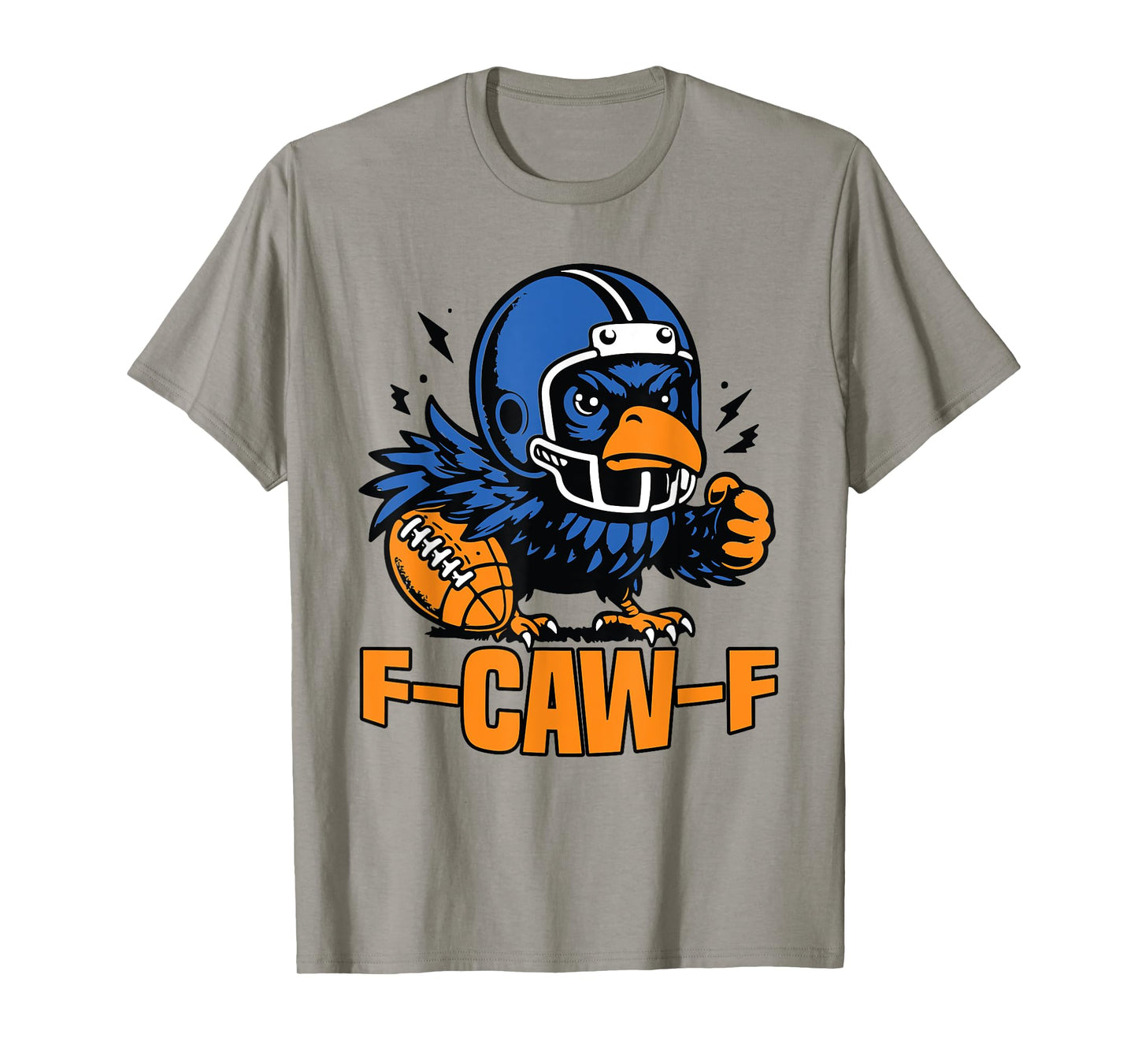 F-Caw-F Crow Funny Sarcastic Football and Bird Lovers T-Shirt