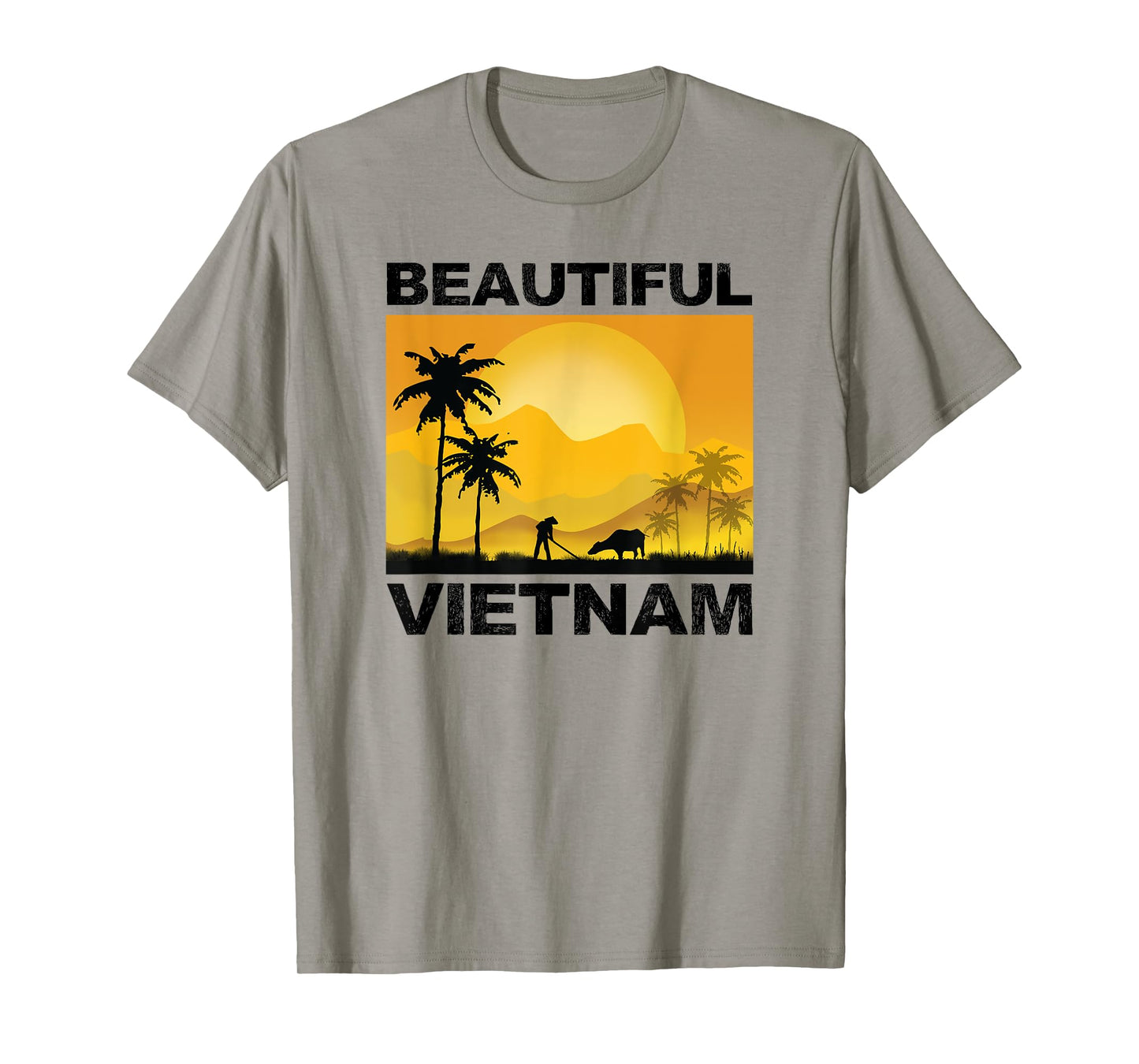 Vietnam Vietnamese Farmers Rice Fields Flag Viet Pride T-Shirt