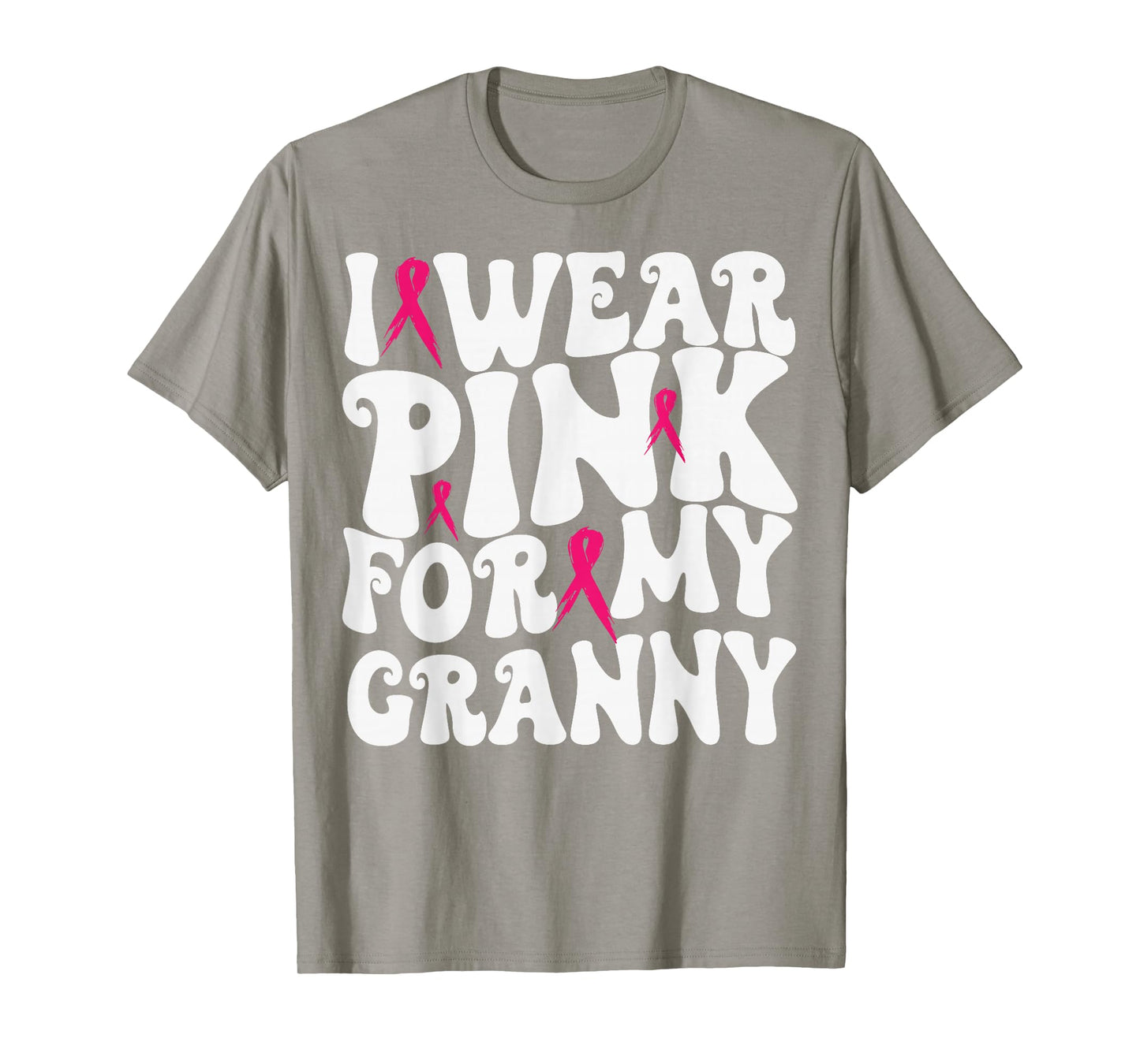 I Wear Pink for My Granny Breast Cancer Awareness Kids T-Shirt
